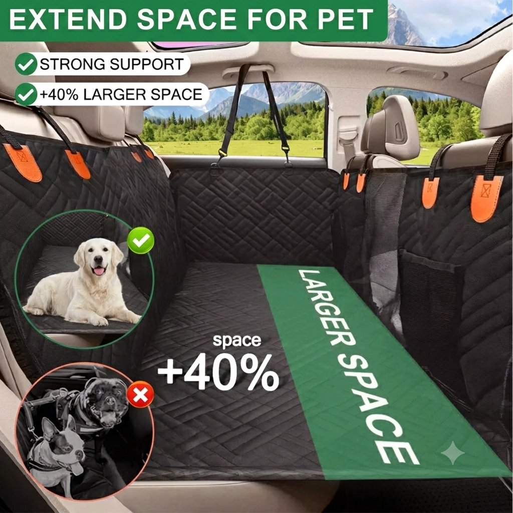 Hard Bottom Dog Car Seat Cover-50% OFF TODAY ONLY