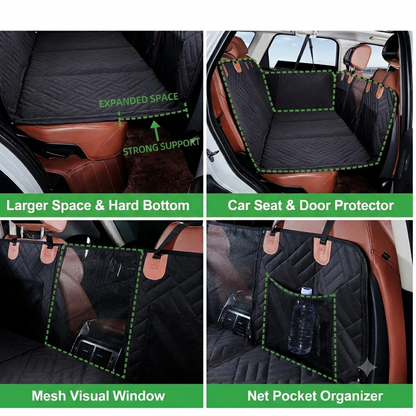 Hard Bottom Dog Car Seat Cover-50% OFF TODAY ONLY