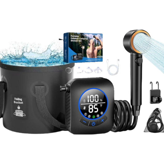 🚿 Portable Shower Kit with Accessories-50% OFF TODAY ONLY